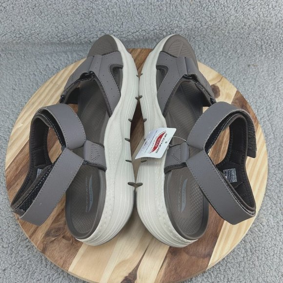 Skechers Arch Fit Impactor Adult Men 13 Brown Adjustable Strap Sandals Casual main image 6